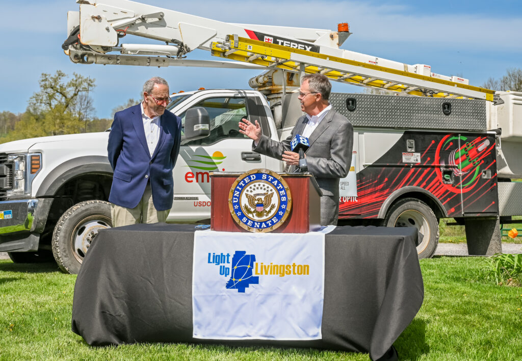 Jim Baase, CEO Chuck Schumer, NY Senator