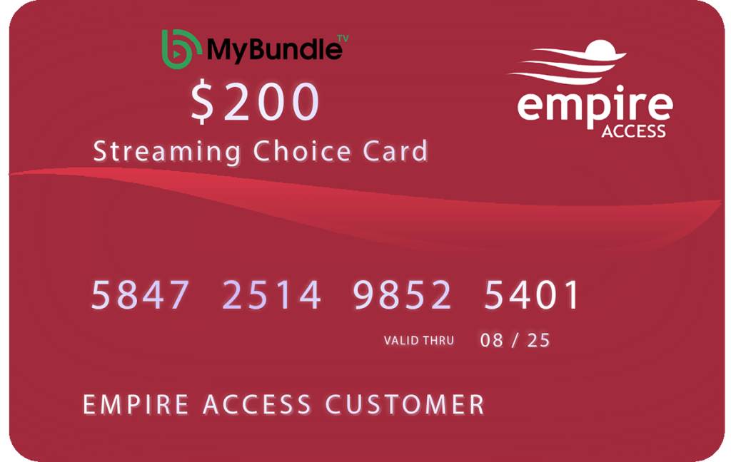 MyBundle $200 Streaming Choice Card
