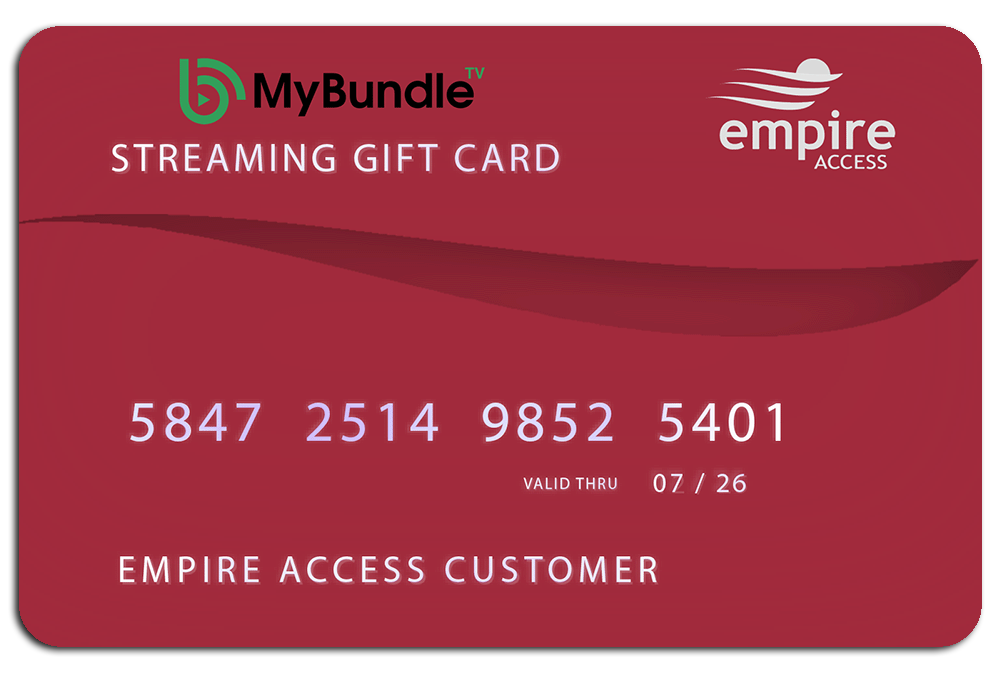 The Empire Access MyBundle Streaming TV Gift Card