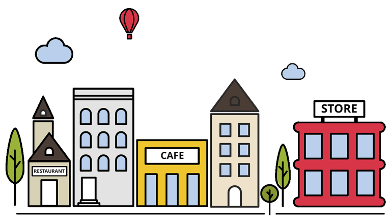 Business neighbor design element